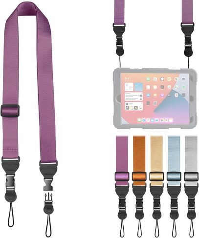 FIEIL Nylon iPad Strap, Adjustable Camera Neck Strap, Comfortable Shoulder Strap for Bags, Cellphone Tablet, Camera, Laptop, Binocular, Luggage Bag (Blue Universal Shoulder Strap) in Saudi Arabia