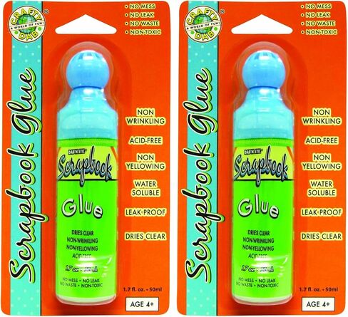 غراء قصاصات Crafty Dab، 1.7 أونصة سائلة (عبوة من قطعتين) in Kuwait
