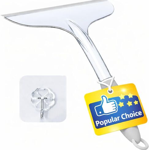 Shower Squeegee for Shower Glass Door Bathroom Tile and Mirror, Streak-Free Rubber Squeegee Wiper Cleaning Tools in Saudi Arabia