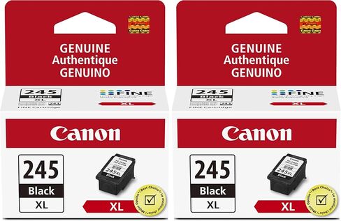 خرطوشة حبر سوداء أصلية PG-245 XL من Canon، متوافقة مع iP2820، MG2420/2924/2920/3020/2522/2525، MX492، TS3120/302/302a/202/202a/4520/3320 in Kuwait