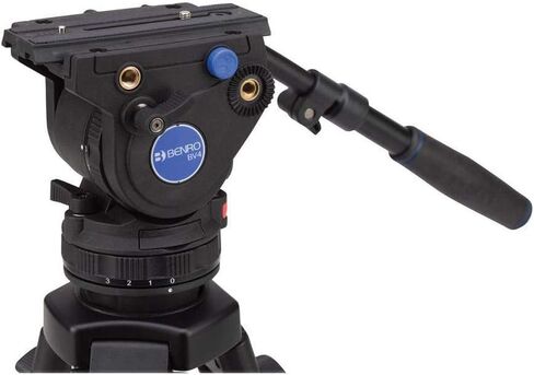 رأس فيديو Benro BV6 مقاس 75 مم مع توازن عداد 5 خطوات (BV6H) in Saudi Arabia