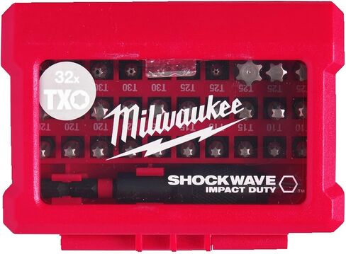 ميلواكي طقم لقم توركس كومباكت 32 قطعة من شوك ويف 4932471586، مجموعة من 32 قطعة، احمر in Kuwait