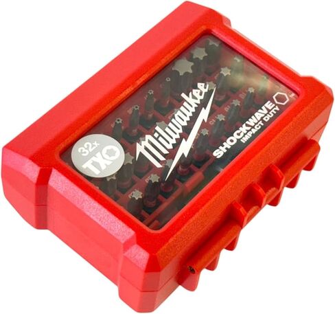 ميلواكي طقم لقم توركس كومباكت 32 قطعة من شوك ويف 4932471586، مجموعة من 32 قطعة، احمر in Kuwait