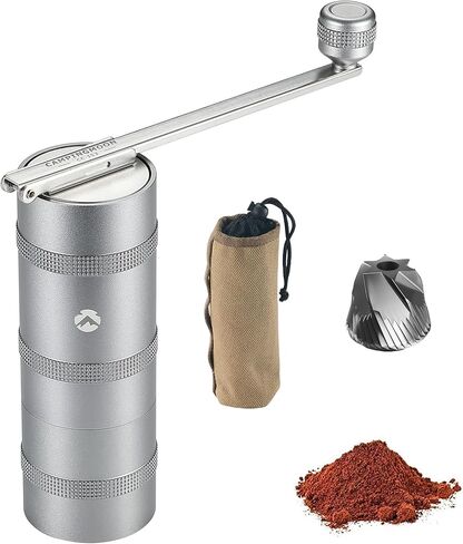 CAMPINGMOON Manual Coffee Grinder Coffee Mill Camping Stainless Steel Portable Small CC-115 in Saudi Arabia
