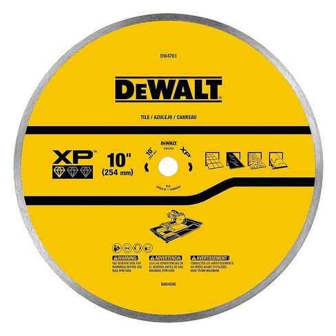 شفرة دايموند من شركة ديوولت، قطع مبلل، حافة مستمرة، حلقة مقاس 1.5 سم، 25.4 سم (DW4761)، أصفر in Kuwait