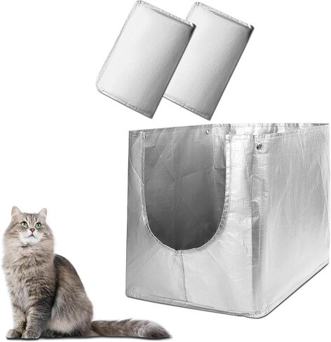 Luxrise (2-Pack) Liner F Compatible with Modkat Flip Litter Box - Reusable Liners for Flip Litter Box - Liner F for Cat Litter Box in Kuwait