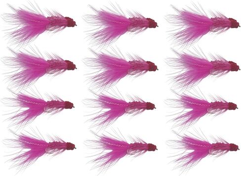 Feeder Creek 12pc Egg Sucking Leech Fly Fishing Streamers Perfect for Salmon, Steelhead, and Other Freshwater Fish in Saudi Arabia