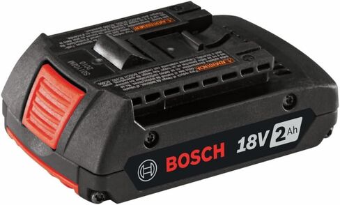 BOSCH BAT612-2PK بطاريات ليثيوم أيون 18 فولت 2 أمبير في الساعة القياسية، عبوتان in Kuwait