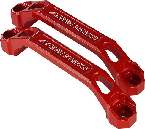 Agency 6 - مقبض حمل البليت (زوج) - تركيب عالمي للمركبات على الطرق الوعرة والبرية - رفوف السقف - صنع في الولايات المتحدة الأمريكية - يتضمن أجهزة من الفولاذ المقاوم للصدأ (برتقالي) in Kuwait