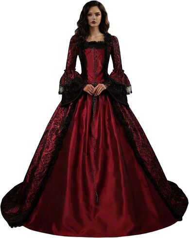 أزياء تنكرية للنساء من CountryWomen من القرن الثامن عشر بتصميم روكوكو على الطراز الفيكتوري in Kuwait