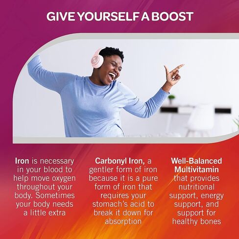 Geritol Multi-Vitamin Nutritional Support Tablets, Balance of 26 Essential Vitamins and Minerals, 40-Count (Pack of 2) in Kuwait