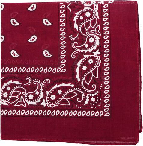 Motique Accessories 22 Inch Cotton Paisley Bandana in Kuwait