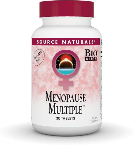 Source Naturals Menopause Multiple, Multi-System Support for Menopause, Non-GMO Soy - 30 Tablets in Saudi Arabia