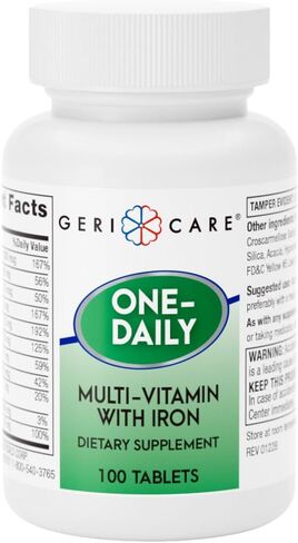 One Daily Multi-Vitamins w/Iron Tablets - 1/Bottle of 100 in Saudi Arabia