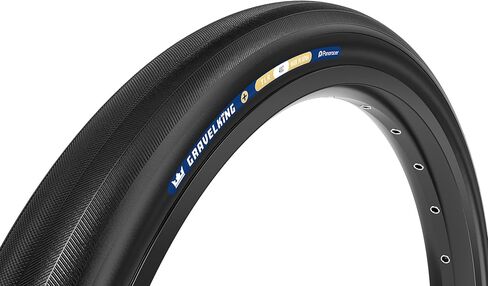 Panaracer Gravelking Slick R Tubeless Tire Black/Amber, 700X40 in Saudi Arabia