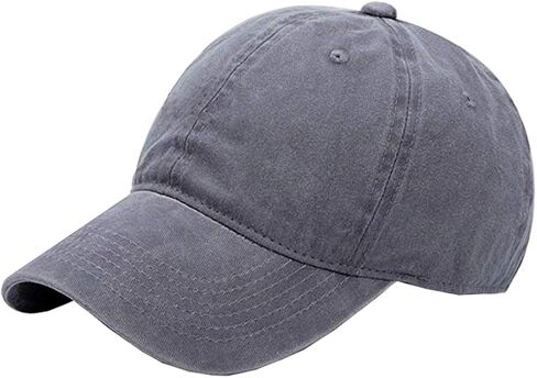 Kids-Washed-Baseball-Cap - Baby-Cotton-Sun-Hats for Children Fit for Boys Girls 2-7 Years in Kuwait