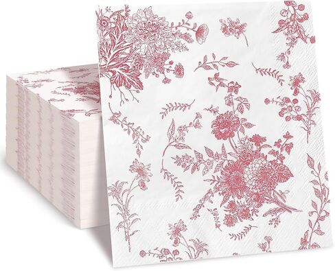 200Pack Sage Green Floral Cocktail Napkins Disposable Wedding Paper Napkin Decorative Green & White Hydrangea Flower Guest Hand Towel Fancy Dinner Napkin for Bridal Baby Shower Birthday Party Supplies in Saudi Arabia
