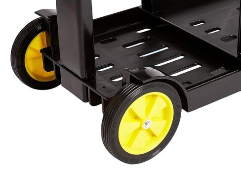 عربة النظافة التجارية من أمازون مع خزانة قفل المفاتيح، شديدة التحمل، أسود in Kuwait