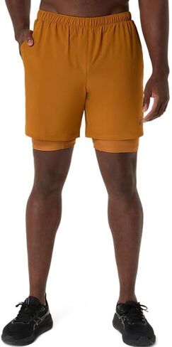 ASICS Men's 7IN 2 in 1 Short Running Apparel in Kuwait