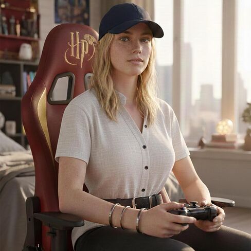 SUBSONIC Harry Potter - Official Ergonomic Gamer Chair Adjustable Back and Armrests - Adult Gaming Chair in Saudi Arabia