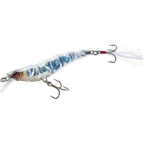 Yo-Zuri R1161-HGS Crystal 3D Shrimp Slow Sinking Lure, Holographic Ghost Shrimp in Saudi Arabia