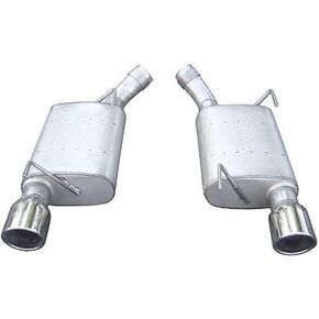 Pypes العادم SFM60V المخالف 2-1/2 "قطر 4" نصائح الفولاذ المقاوم للصدأ المحور الخلفي نظام العادم لمجموعة فورد موستانج in Kuwait