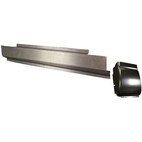 Generic صفائح معدنية من Motor City - متوافقة مع 2002 2009 Dodge Ram Truck 2 Dr Regular Cab Driver Side Rocker & Cab Corner Kit in Kuwait