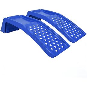 Heavy Duty Solid Steel Car Ramps Set of 2-8000 LBS Capacity (4000 lbs Each), 8 Inch Max Lift Height for Safe and Easy Oil Changes & Vehicle Maintenance, Car Repair, Easy Home Garage Maintenance in Kuwait