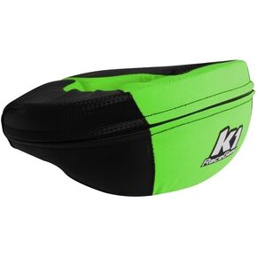 دعم الرقبة K1 RaceGear، مظهر كربوني، 360 درجة، مبطن، بوليستر، أسود/أخضر، مقاس شبابي، كل قطعة in Saudi Arabia