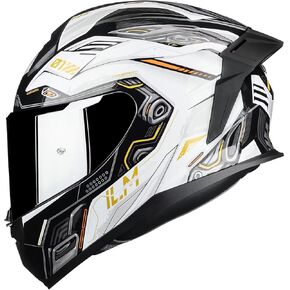 ILM خوذات الدرجات البخارية وجه كامل للرجال والنساء Powersports شارع سباق كاسكو الفقرة Motos DOT نموذج MF510A in Kuwait