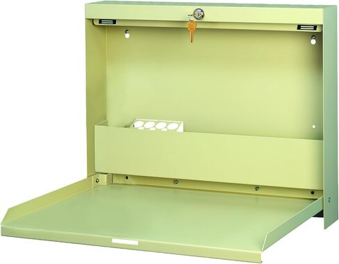 Datum Storage WallWrite Fold up Desk With Standard and Locking, Light Gray in Saudi Arabia