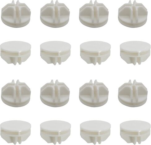16 Pcs White Plastic Connector, Wire Grid Cube Connector for Modular Closet Storage Organizer and DIY Wire Cube Storage Unit in Saudi Arabia
