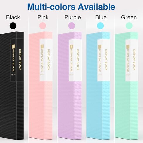 Sooez Binder with Plastic Sleeves 30-Pocket, Displays 60 Pages, 8.5x11 Presentation Folders with Clear Sheet Protectors, Art Portfolio Binder for Certificate & Office Project, Document Organizer in Saudi Arabia