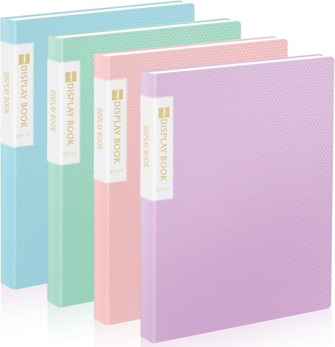 Sooez Binder with Plastic Sleeves 30-Pocket, Displays 60 Pages, 8.5x11 Presentation Folders with Clear Sheet Protectors, Art Portfolio Binder for Certificate & Office Project, Document Organizer in Saudi Arabia