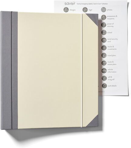 تذوق | إصدار Folio™ Document Organizer 2025 | منظم أكورديون بريميوم لايف بيندر خالي من الأحماض ومصبوغ ومغلف بالقماش مع 10 جيوب قابلة للتوسيع | مجلدات الملفات لتنظيم المنزل (سليت) in Saudi Arabia