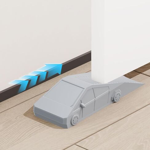 Strongest Door Stoppers for Bottom of Door- Spring Heavy Duty Door Stop Wedge, 3 Inch High Adjustable Metal Rubber Large Doorstop Strong Grip, Suits Carpet, Tile, Home, School, Commercial in Saudi Arabia