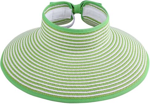 Sun Hats for Women Fashionable Womens Wide Brim Hat Roll-up Straw Sun Visor Hat in Saudi Arabia