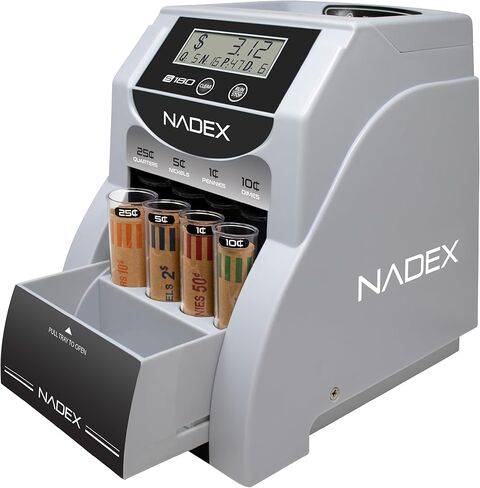 فارز وعداد العملات الرقمية Nadex S180 – يعرض القيم الإجمالية والمذهبية، أسود in Saudi Arabia