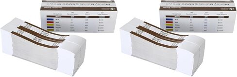 L LIKED Money Band Self Sealing Currency Straps for Bill Wrappers (Purple $2000-1000 PCS) in Kuwait