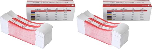 L LIKED Money Band Self Sealing Currency Straps for Bill Wrappers (Purple $2000-1000 PCS) in Kuwait