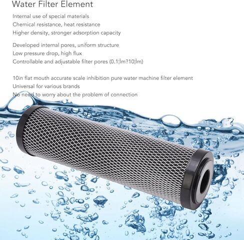 Acouto for Purification, 10in Flat Mouth Scale Inhibition Replacement, Universal Compatible with Various Brands in Saudi Arabia