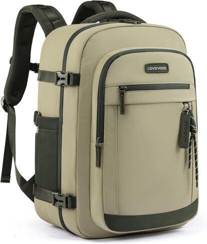 LOVEVOOK 40L Travel Backpack for Women, Airline Approved Carry On Luggage, TSA Personal Item Bag fits 15.6 Inch Laptop, Waterproof Weekender Overnight Suitcase for Work in Kuwait