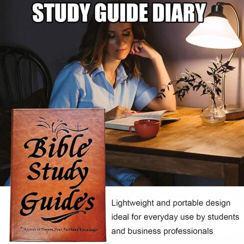 66-Page Bible Study Guide, Daily Bible Study, A Yearlong Bibles Studys Plan for Women-Daily Scripture Quotes, Christian Gift, Religious Faith-Based Notebook for Prayer Reflections in Saudi Arabia
