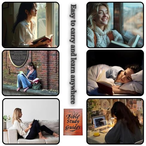 66-Page Bible Study Guide, Daily Bible Study, A Yearlong Bibles Studys Plan for Women-Daily Scripture Quotes, Christian Gift, Religious Faith-Based Notebook for Prayer Reflections in Saudi Arabia