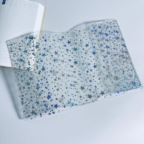غطاء مخطط جيلي مقاس A6، يناسب دفاتر الملاحظات الأصلية مقاس A6 Hobonichi وMidori وStalology، تصميم نجمة لامعة in Kuwait