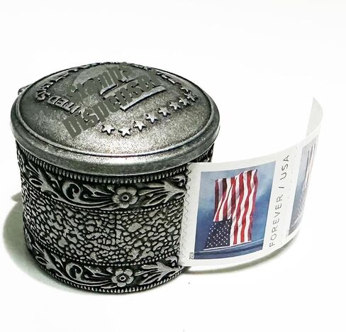 Metal Floral Roll Stamps Dispenser - Roll of 100 Stamps in Saudi Arabia