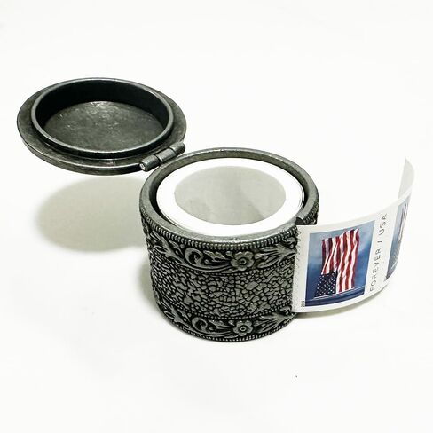 Metal Floral Roll Stamps Dispenser - Roll of 100 Stamps in Saudi Arabia