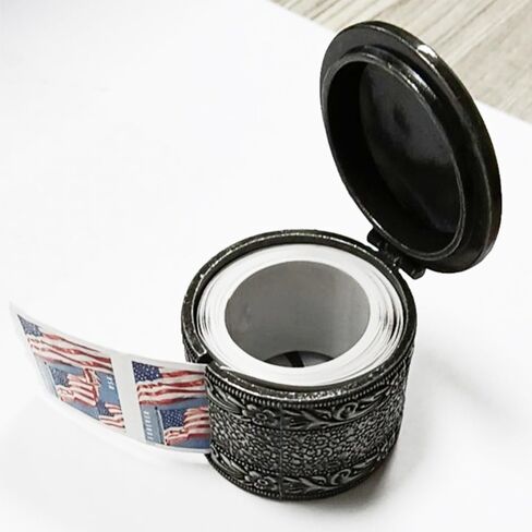 Metal Floral Roll Stamps Dispenser - Roll of 100 Stamps in Saudi Arabia
