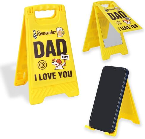 Valentines Day Gifts for Him Her,Phone Stand Office Phone Holder with Mirror Cute Desk Accessories,Birthday Gifts for Men Women Girlfriend Boyfriend, Funny Love Gifts for Couples (Glad We Matched) in Saudi Arabia