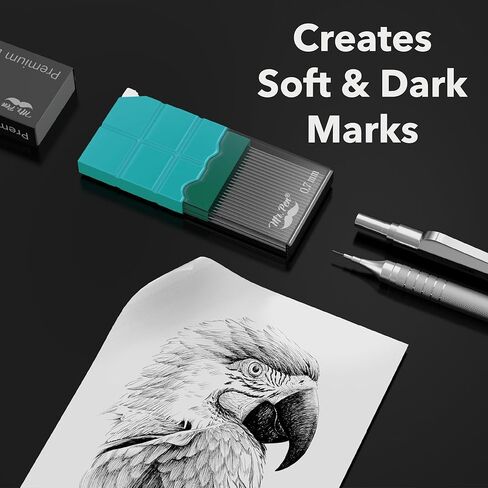 Mr. Pen- 0.7 Lead Refills, HB, Medium, 480 pcs (120 pcs per Tube), 0.7mm Lead Refills in Kuwait